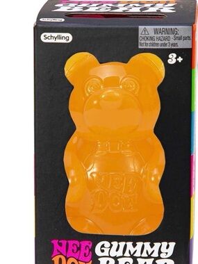 Nee Doh Gummy Bear Toy - Orange